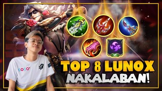 TOP 8 LUNOX NAKALABAN SA RANK