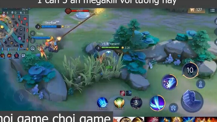 1 cân 5 ăn megakill với tướng này p4 #choigamechoigame