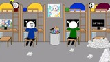 【Sand Sculpture Animation】Ordering takeout in the dormitory