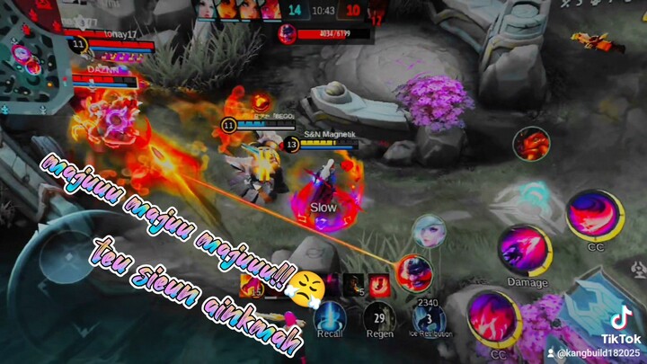 gameplay Arlot mlbb + JJ keren