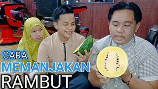 cara memanjangkan rambut secara alami, mengunakan buah semangka