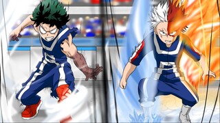 Todoroki Tung Hết Sức Băng Hỏa Đấu Vs Deku | Trận Chiến Mãn Nhãn - My Hero Academia