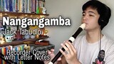Nangangamba (Zack Tabudlo) - Recorder Flute Cover with Easy Letter Notes and Lyrics