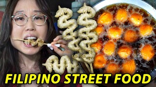 FILIPINO STREET FOOD at Quiapo Market Tour 🇵🇭 Manila, Philippines