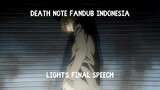 Light's Final Speech - Death Note Fandub Indonesia