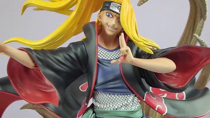 500 yuan to buy the balcony brother ten years of 100 ninja dilada, unboxing Naruto GK statue