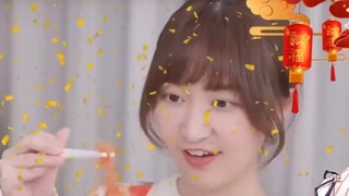Japanese Lolita watched the sheep dish "200 Years Ago Palace Fried Chicken" late at night and cried