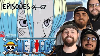 BAND REACTS: ONE PIECE EP 64-67 REACTION | FIRST TIME WATCHING ONE PIECE ANIME | WHISKEY PEAK!