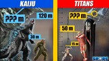 Kaiju and Titans Size Comparison | SPORE