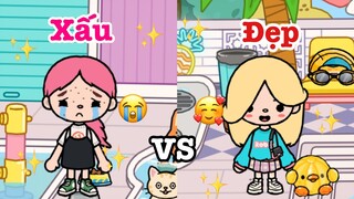 CÔ GÁI XẤU 😭 VS CÔ GÁI ĐẸP 🥰 KHÁC NHAU THẾ NÀO? | TOCA LIFE WORLD