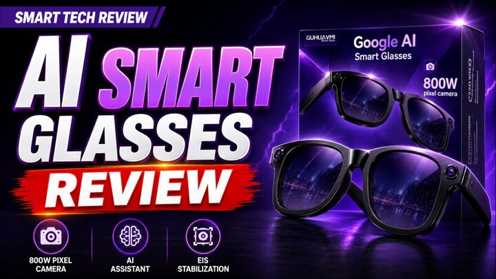 GUHUAVMI W610 AI Smart Camera Glasses Review: Features & Performance