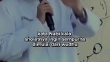 Kesempurnaan Sholat dimulai dari wudhu