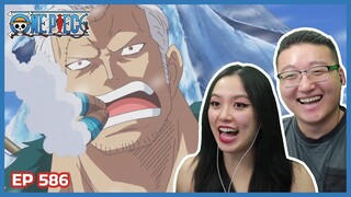 ROOM! SHAMBLES! TRAFALGAR LAW OP FRUIT! | One Piece Episode 586 Couples Reaction & Discussion