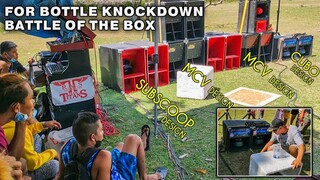 Part 1 | MCV vs SUBSCOOP vs CUBO BOX DESIGN | Bottle Knockdown 2021