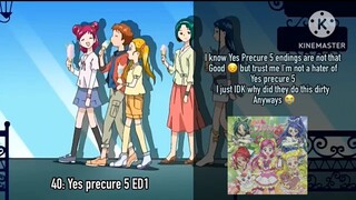 Ranking all Precure endings from wrost to best