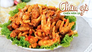 Chân Gà Chiên Mắm Sả Thơm Nức, Cay Giòn Sần Sật | Feedy Món Ăn Ngon
