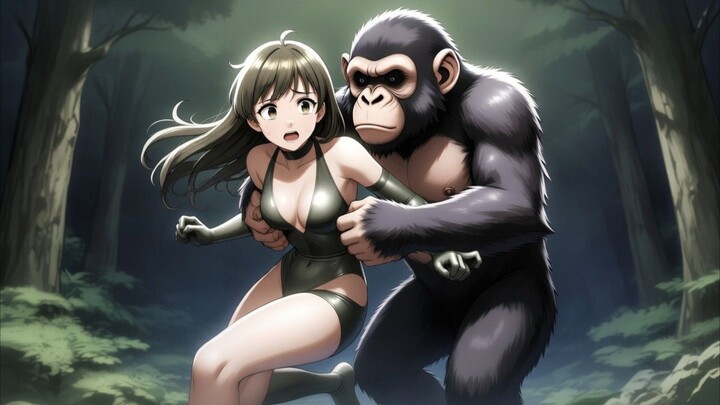 ANIME 18++  KETIKA LARA SIMPANSE MENGUASAI DUNIA MANUSIA ⁉️😱