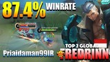 87.4% Fredrinn WinRate! Super OP Damage | Top Global Fredrinn Gameplay By Priaidaman99IR | MLBB