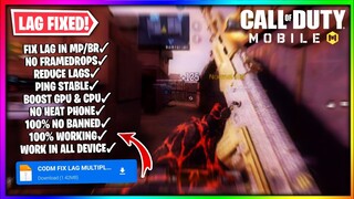 FIX LAG COD MOBILE IN BR/MP FOR 2GB RAM | CONFIG CODM SEASON 13 | CALL OF DUTY MOBILE | GAMERDOES