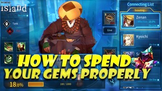 [Exorcist in Island] - HOW to SPEND crystals! Don't make the same mistakes I made! Start off right!