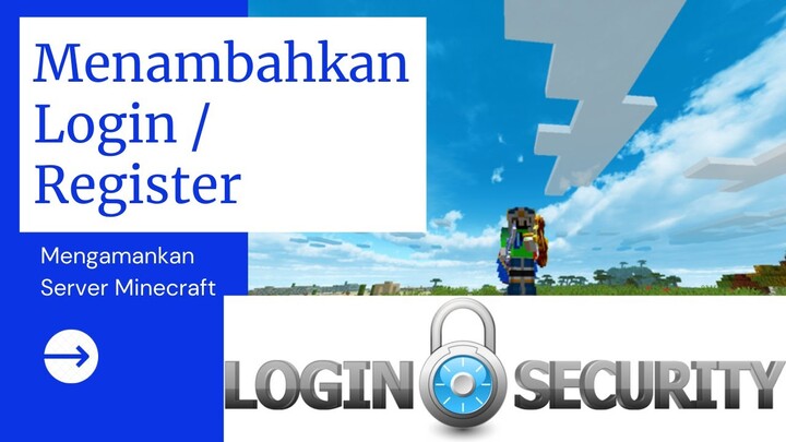 Mengamankan Server Minecraft Dengan Login Register - Login Security Plugin