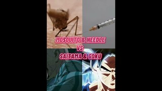 MOSQUITO & NEEDLE VS GOKU & SAITAMA 😂 | anime edit