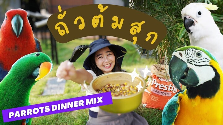 ถั่วต้มสุก Parrots Dinner Mix Ep.286