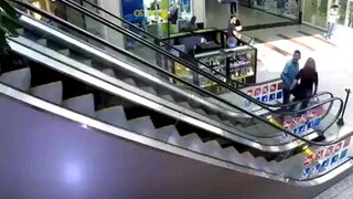 Prank at the escalator
