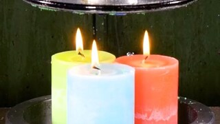 【الآلة الهيدروليكية تضغط كل شيء】 شمعة