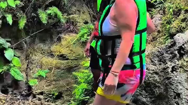 Canyoneering adventure in the Philippines 🏝️💚  #philiphines #adventure
