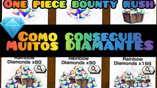 COMO TER MUITOS DIAMANTES? REVELEI O MAIOR SEGREDO DE ONE PIECE BOUNTY RUSH... #opbr