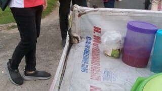 bagi bagi takjil di Pekanbaru Jln Arifin