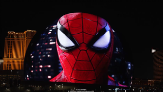 索尼《漫威蜘蛛侠2》拉斯维加斯巨球广告，Xbox有的我们也得有哈哈哈哈