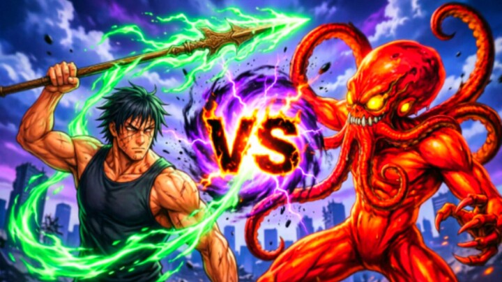 🔵Pertarungan Over Power || Toji Fushiguro Vs Dagon || Review⁉️