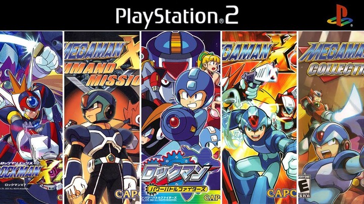 Mega Man (RockMan) Games for PS2