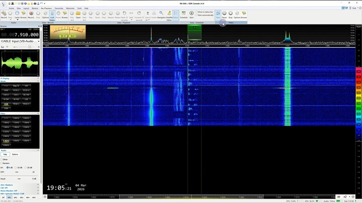 7910 Khz  -Iranian Number Station.