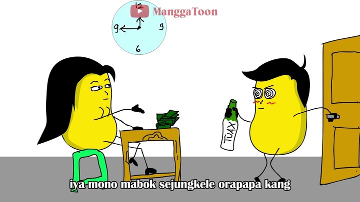 Marahin Suami mabok = Penjara! || Ngumbangi Laki Mabok - Animasi Indramayu