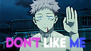 GOJO MENGHANCURKAN SUKUNA [Edit/AMV] - Don't like me