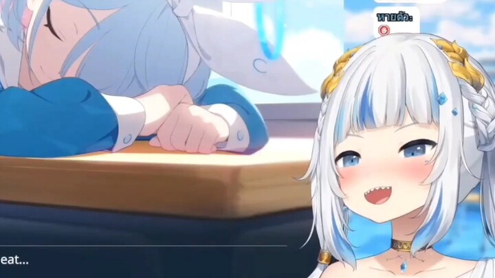 [Azure Files/Little Shark Gura] Gura ปฏิบัติกับ Arona สุดน่ารักอย่างไรกันนะ?!