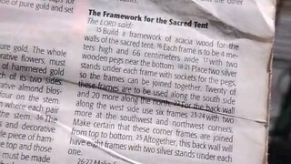 Daily Verse.        Exodus 26:15-