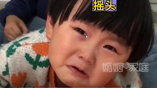 “The brother and sister team up to pull a trick on their mom—one cries, the other bargains—hilarious