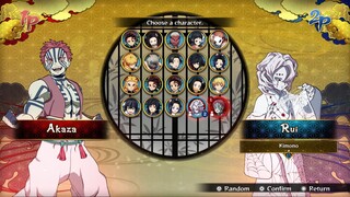 Demon Slayer Hinokami Chronicles - Character Select + All Stages (Akaza & Rui UPDATED) (4k 60fps)