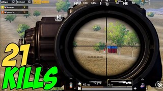 21 KILLS THE POWER OF AWM | DUO vs SQUAD | PUBG MOBILE