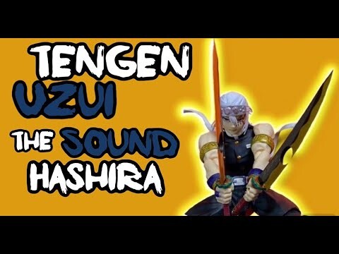 Aniplex Buzzmod TENGEN UZUI Action Figure Review 4k Demon Slayer Entertainment District Arc