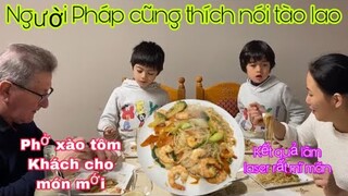 Phở xào tôm/ở Pháp nhiều người cũng thích nói tầm bậy gây lo lắng/Cuộc sống pháp/ẩm thực Việt Nam