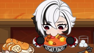 [Genshin Impact Mukbang] Servant: Be reserved in diplomatic occasions, but this is the Hearth House