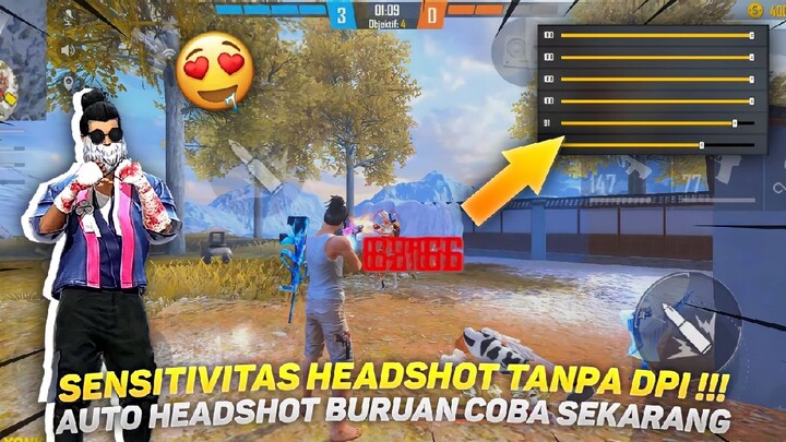 AUTO HEADSHOT‼️TERBARU SENSITIVITAS HEADSHOT FREEFIRE TANPA DPI | 100% HEADSHOT KEPALA MUSUH PECAH🎯