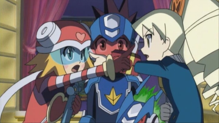 Ryusei no Rockman Mega Man Star Force 流星のロックマン Luna Collection scenes
