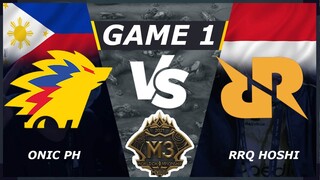 ONIC PH VS RRQ HOSHI [GAME 1] | M3 MLBB World Championship 2021 | Playoffs Day 5