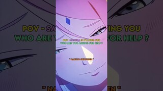 POV: Sakura is teasing you, Whom are you asking for help? #narutoshippuden #shorts